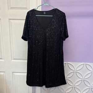 SHEIN Black Textured Knit Top